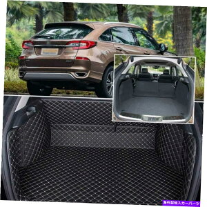 Cover Rear Trunk z_EA@VApPUU[AgNJo[}bg̃V[gobNveN^[J[ybg PU Leather Rear Trunk Cover Mats Seat Back Protector Carpets For Honda Avancier