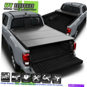 Cover Rear Trunk �n�[�h�O�܂�2016 2017 2018�p�g�m�J�o�[�g���^�^�R�}6FT / 72 �g�����N�x�b�h Hard Tri-Fold Tonneau Cover For 2016 2017 2018 Toyota Tacoma 6FT/72 Trunk Bed �y���s�A���i�z