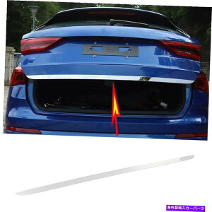 Cover Rear Trunk AEfBQ3 2019N2021ÑXeX|REAR TRUNKTAIL GATE DOOR LIDJo[TRIMp For Audi Q3 2019-2021 stainless steel REAR TRUNK TAIL GATE DOOR LID COVER TRIM
