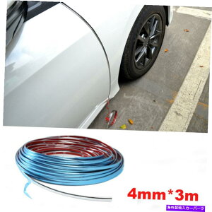 Cover Rear Trunk 3Mx4mm�N���[�����[���f�B���O�A�g�����͎Ԃ̃h�A�G�b�W�X�N���b�`�K�[�h�v���e�N�^�[�J�o�[�X�g���b�v 3Mx4mm Chrome Moulding Trim Strips Car Door Edge Scratch Guard Protector Cover