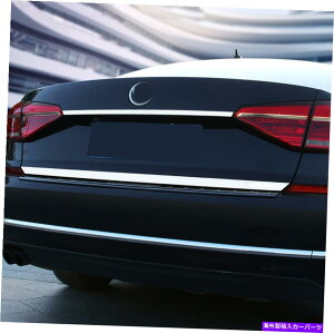 Cover Rear Trunk VWpT[g2016-2020N[AgNe[Q[ghÂӂJo[gXgbv2PCp For VW Passat 2016-2020 Chrome Rear Trunk Tailgate Door Lid Cover Trim Strip 2PC