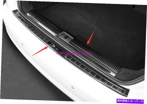 Cover Rear Trunk AEfBA3 8V 2014N2020NɂĂ2PCSubN`^AgNK[hJo[g 2PCS Black titanium Rear Trunk guard cover trim For Audi A3 8V 2014-2020