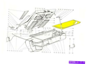 Cover Rear Trunk �t�F���[��208 GTB 308 GTS���A�g�����N���U�[�J�o�[W /�W�b�p�[�V Ferrari 208 308 GTB GTS Rear Trunk Leather Cover W/ Zipper New �y���s�A���i�z