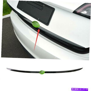 Cover Rear Trunk wʉe[Q[gAgNbhJo[ĝ߂ɃeXf3 172021J[{t@Co[ Lower Rear Tailgate Trunk Lid Cover Trim For Tesla Model 3 17-2021 Carbon Fiber