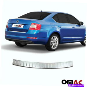Cover Rear Trunk �V���R�_�E�I�N�^�r�A2013-2021���A�o���p�[�K�[�h�g�����N�V���J�o�[�u���b�V��S.Steel�p For Skoda Octavia 2013-2021 Rear Bumper Guard Trunk Sill Cover Brushed S.Steel �y���s�A���i�z