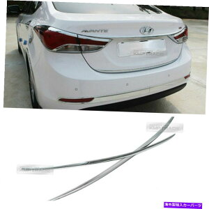 Cover Rear Trunk HYUNDAI 2011-2016�G�����g���̂��߂̃N���[�����A�g�����N���C���J�o�[�K�[�j�b�V�����`C752 Chrome Rear Trunk Line Cover Garnish Molding C752 for HYUNDAI 2011-2016 Elantra �y���s�A���i�z