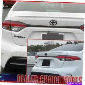Cover Rear Trunk 2021 2020g^J[4DRZ_bvt@Ng[X^CgNX|C[h For 2020 2021 TOYOTA Corolla 4dr sedan Lip Factory Style Trunk Spoiler UNPAINTED