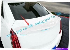Cover Rear Trunk �z���C�g���A�g�����N�X�|�C���[���b�v�u�[�g���J�o�[�ɃL���f���b�NXTS 2018���� White Rear Trunk Lip Spoiler Boot Wings Cover For Cadillac XTS 2018 Tail Wing �y���s�A���i�z