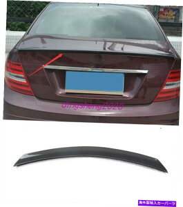 Cover Rear Trunk カーボンファイバーリアスポイラートランクテールカバートリムのためにメルセデスベンツCLA 2015年から2016年 Carbon fiber Rear Spoiler Trunk Tail Cover Trim For Mercedes Benz CLA 2015-2016