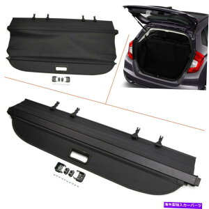 Cover Rear Trunk ���A�g�����N�Z�L�����e�B�J�[�S�V�[���h�J�o�[�V�F�[�h�u���b�N�z���_FIT /�W���Y2015�N����2018�N Rear Trunk Security Cargo Cover Shield Shade Black For Honda FIT/Jazz 2015-2018 �y���s�A���i�z