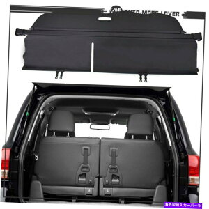 Cover Rear Trunk �g���^�����h�N���[�U�[�v���hFJ150�u���b�N�̂��߂�2010�N����2019�N�g�����N�V�F�[�h���A�J�[�S�J�o�[ 2010-2019 Trunk Shade Rear Cargo Cover for Toyota Land Cruiser Prado FJ150 Black