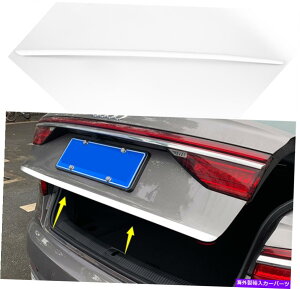 Cover Rear Trunk AEfBA8 2019NɂẮA1×XeXhAAgNbhe[XgCv`Jo[g 1x Stainless Rear Door Trunk Lid Tail Stripe Molding Cover Trim For Audi A8 2019