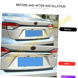 Cover Rear Trunk �J�o�[�g����O�g���^�J���[��2020-2021 L LE XLE 1PCS�v���[�g�N���[�����A�g�����N For Toyota Corolla 2020-2021 L LE XLE 1pcs Plate Chrome Rear Trunk o Cover Trim �y���s�A���i�z