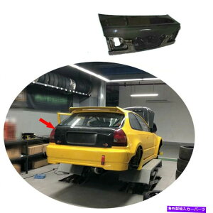 Cover Rear Trunk z_VrbNEK9̂߂1996N2000N̎Ԃ̃e[hAAgNbhJo[CeAJ[{t@Co[ For Honda Civic EK9 1996-2000 Car Tail Door Trunk Lid Cover Decor Carbon Fiber