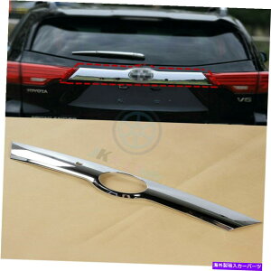 Cover Rear Trunk �n�C�����_�[�N���[�K�[�pABS�v���[�g���A�g�����N�h�A�e�[���Q�[�g�J�o�[�g�����K�[�j�b�V��0 ABS Plate Rear Trunk Door Tail Gate Cover Trim Garnish o For Highlander Kluger �y���s�A���i�z