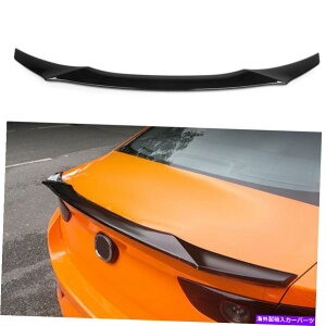 Cover Rear Trunk ABSAgNX|C[ECOJo[ĝ߂Ƀ}c_3ANZ19-20ubN ABS Rear Trunk Spoiler Wing Cover Trim For Mazda 3 Axela 19-20 Black