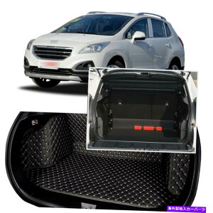 Cover Rear Trunk vW[3008 201318̂߂ɃubNAgNJo[J[S}bgV[gtAveN^[ Black Rear Trunk Cover Cargo Mats Seat&Floor Protector For peugeot 3008 2013-18