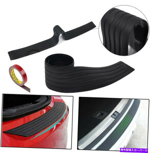 Cover Rear Trunk 35 �u���b�N���A�g�����N�V���v���[�g�o���p�[�X�N���b�`�K�[�h���o�[�p�b�h�J�o�[�v���e�N�^�[ 35 Black Rear Trunk Sill Plate Bumper Scratch Guard Rubber Pad Cover Protector �y���s�A���i�z
