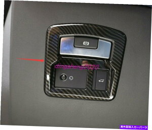 Cover Rear Trunk J[{t@Co[X^CAgNXCb`{^Jo[ɃW[o[W182020 Carbon fiber style Rear Trunk Switch Button Cover For Range Rover Velar 18-2020