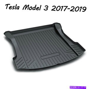 Cover Rear Trunk eXf3 2017-2020pAgNJ[STPOubNtAJo[}bggC͂߂ Rear Trunk Cargo TPO Black Floor Cover Mat Tray Fits for Tesla Model 3 2017-2020