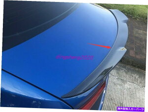 Cover Rear Trunk Yf@ۂ̃X^CAX|C[gNe[Jo[ĝ߂ɃtH[htH[JX2019 2020 Carbon fiber style Rear Spoiler Trunk Tail Cover Trim For Ford Focus 2019 2020