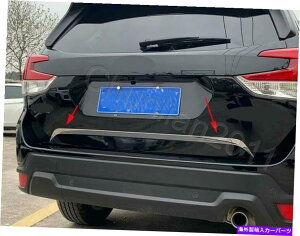 Cover Rear Trunk 2019-2020スバルフォレスター鋼の成形カバートリムを開く背面ドア・トランク Rear Door Trunk Opening Molding Cover Trim for 2019-2020 Subaru Forester Steel