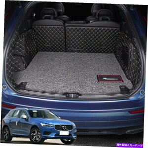 Cover Rear Trunk ボルボXC60 2018レザーリアトランクカーゴライナープロテクターマットシート裏表紙のために For Volvo XC60 2018 Leather Rear Trunk Cargo Liner Protector Mat Seat Back Cover