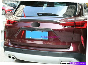Cover Rear Trunk CtBjeBQX50 2018N2020N̂߂̒Yf@ۂ̃X^Ce[AgNbhJo[g Carbon fiber style Tail Rear Trunk Lid Cover Trim For infiniti QX50 2018-2020