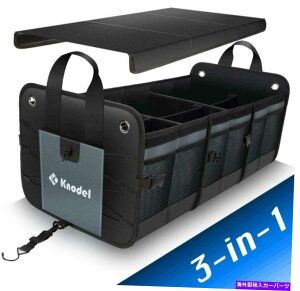 Cover Rear Trunk Ԃ̃gNI[KiCU[A܂ݎ̃Jo[Awr[f[eB܂肽ݎԂ̃gNXg[W Car Trunk Organizer, Foldable Cover, Heavy Duty Collapsible Car Trunk Storage