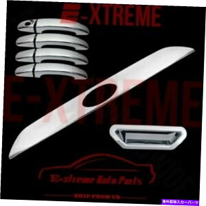 Cover Rear Trunk 13-14tH[hEGXP[vN[4hAnh+e[Q[g+AgNSJo[ For 13-14 FORD ESCAPE Chrome 4 Door Handle + Tailgate + Rear Trunk Logo Cover