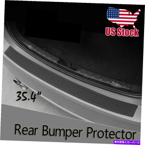Cover Rear Trunk 90�Z���`���[�g���v���A�o���p�[�K�[�h�g�����N�G�b�W�V���u���b�N���o�[�v���e�N�^�[�J�o�[�̂��߂Ɏ�SUV 90cm" Rear Bumper Guard Trunk Edge Sill Black Rubber Protector Cover For Car SUV