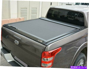 Cover Rear Trunk OHL200̂߂̃gNXCfBOubNA~[[Vb^[gmJo[ Black Aluminium Roller Shutter Tonneau Cover Sliding Trunk for Mitsubishi L200