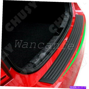 Cover Rear Trunk �u���b�N���A�o���p�[���o�[�p�b�h�L�b�g�K�[�h�V���v���[�g�g�����N�v���e�N�^�[�g�����J�o�[ Black Rear Bumper Rubber Pad Kit Guard Sill Plate Trunk Protector Trim Cover �y���s�A���i�z