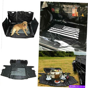 Cover Rear Trunk 1PCybǧ̃J[V[gJo[AgNJ[SCi[́AW[vO[JL 20182020ɍ킹 1PC Pet Dog Car Seat Cover Rear Trunk Cargo Liner fit Jeep Wrangler JL 2018-2020