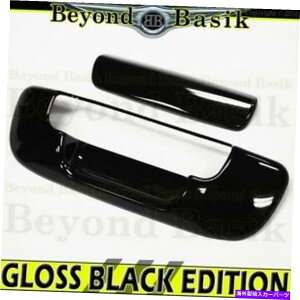 Cover Rear Trunk DODGE RAM 2002-2008 1500 GLOSS BLACK�e�[���Q�[�g�n���h���J�o�[�I�[�o�[���C���`�p For DODGE RAM 2002-2008 1500 GLOSS BLACK Tailgate Handle Cover Overlay Molding �y���s�A���i�z