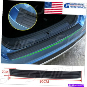 Cover Rear Trunk 4D�Ԃ̃��A�g�����N�V���p�b�h�o���p�[�v���e�N�^�[�K�[�h���o�[�g�����A���`�X�N���b�`�J�o�[ 4D Car Rear Trunk Sill Pad Bumper Protector Guard Rubber Trim Anti-Scratch Cover �y���s�A���i�z
