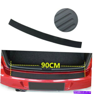Cover Rear Trunk 35.4" I[gAop[K[hgNGbWubNo[veN^[XgbvgJo[ 35.4" Auto Rear Bumper Guard Trunk Edge Black Rubber Protector Strip Trim Cover