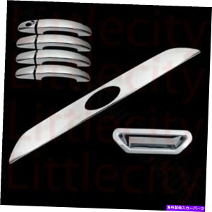 Cover Rear Trunk 13-14 FORD ESCAPE 4hAnh+e[Q[g+AgNSN[Jo[t Fit 13-14 FORD ESCAPE 4 Door Handle + Tailgate + Rear Trunk Logo Chrome Cover