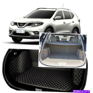 Cover Rear Trunk YEGNXgĈ߂1ZbgubNAgNJo[J[S}bgV[gtAveN^[ 1Set Black Rear Trunk Cover Cargo Mats Seat&Floor Protector For Nissan X-Trail