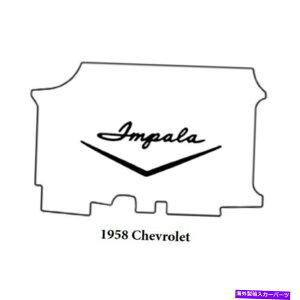 Cover Rear Trunk 58V{[Cp׃SpgNtA}bgJo[ Trunk Floor Mat Cover for 58 Chevrolet Impala Ultra High Definition Rubber