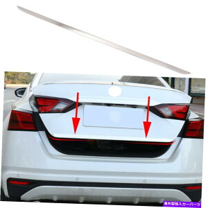 Cover Rear Trunk 2019-2021YAeB}N[ĝ߂Ƀe[Q[ghAAgNbhXgbvJo[ Tailgate Door Rear Trunk Lid Strip Cover For 2019-2021 Nissan Altima Chrome Trim