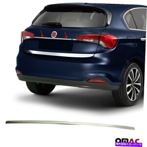 Cover Rear Trunk �N���[���g�����N�e�[���Q�[�g�O���u�n���h���g�����J�o�[�X�e�����X�̂��߂Ƀt�B�A�b�g�E�e�B�[�|2015�N����2021�N Chrome Trunk Tailgate Grab Handle Trim Cover Stainless For Fiat Tipo 2015-2021 