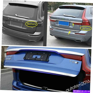 Cover Rear Trunk {{XC60 2018N2021NAgNbhe[Q[ghȂXgbvJo[Lbg Rear Trunk Lid Tailgate Door Decoration Strip Cover Kit For Volvo XC60 2018-2021
