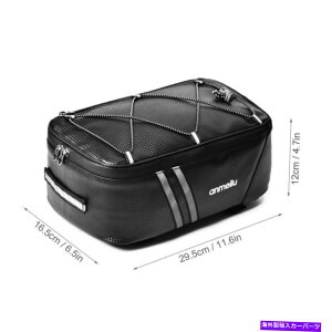Cover Rear Trunk hoCNAbNȃgN]Ԃ̃The[Xg[WW /CJo[ Bike Rear Rack Seat Trunk Bicycle Saddle Tail Storage W/ Rain Cover Waterproof