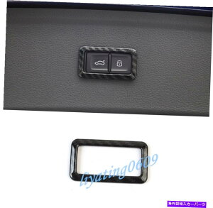 Cover Rear Trunk Yf@ێԂ̃AgNXCb`{^Jo[ĝ߂ɃAEfBQ5 FY 18-19 Carbon Fiber Car Rear Trunk Switch Button Cover Trim For Audi Q5 FY 18-19