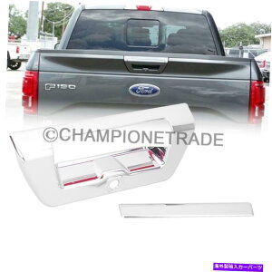 Cover Rear Trunk N[e[Q[gAgNhAnhJo[w /J201516tH[hF-150̏ꍇ Chrome Tailgate Trunk Door Handle Cover w/ Camera Hole For 2015-16 Ford F-150