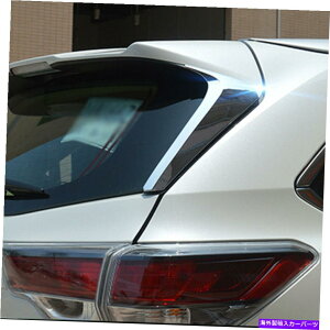 Cover Rear Trunk g^nC_[2014-2019㕔hAAgNbhJo[g[fBOgCAÔ߂ For Toyota Highlander 2014-2019 Rear Door Trunk Lid Cover Trim Triangle Moldings