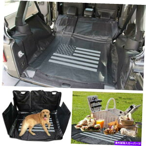 Cover Rear Trunk 7��18���W�[�v�����O���[JK 4DR�̂��߂ɎԂ̃��A�g�����N�y�b�g�V�[�g�J�o�[�h���n�����b�N Car Rear Trunk Pet Seat Cover Waterproof Hammock For 07-18 Jeep Wrangler JK 4DR �y���s�A���i�z