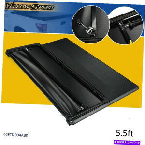 Cover Rear Trunk 2014-2017g^^h5.5' V[gxbĥ߂̃\tggNgmJo[3{ For 2014-2017 Toyota Tundra 5.5' Short Bed 3-Fold Soft Trunk Tonneau Cover