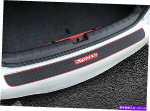 Cover Rear Trunk \tgo[Ԃ̃Aop[Jo[gNXJbtveN^[mXbvpbhX|[cX^C Soft Rubber Car Rear Bumper Cover Trunk Scuff Protector Non-slip Pad Sport Style